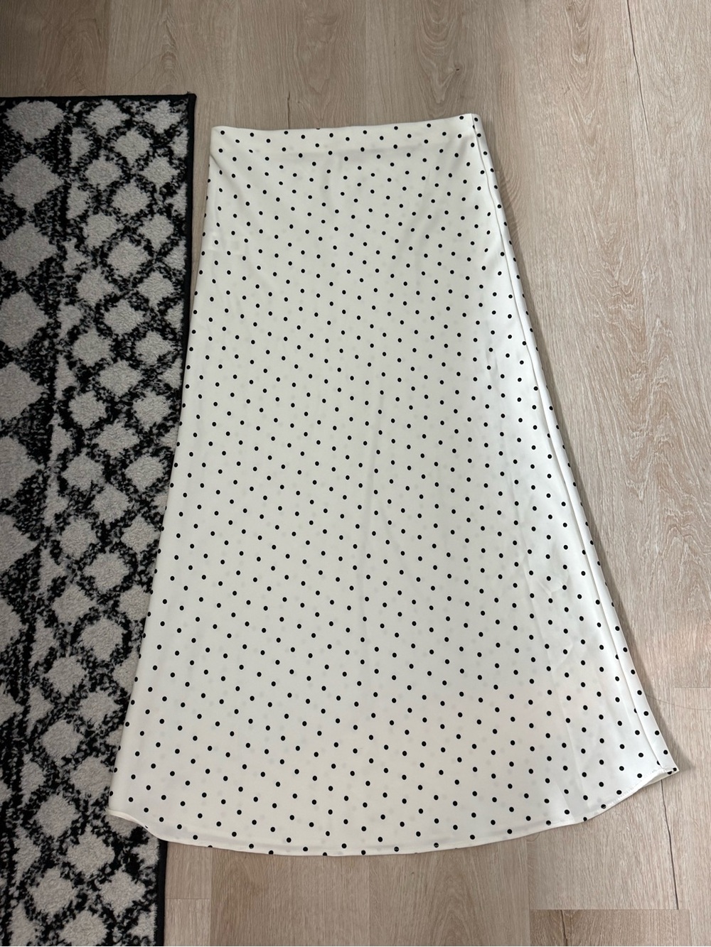 Zara maxi silk skirt
